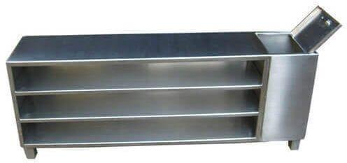 Rectangular Stainless Steel Cross Over Bench
