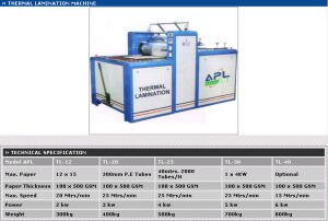 Thermal Lamination Machine