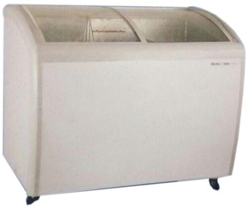 Curved Glass Top Horizontal Freezer