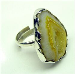 AGATE DRUZY RING