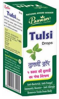 Paawan Tulsi Drops, For Cosmetics, Pharmas, Form : Liquid