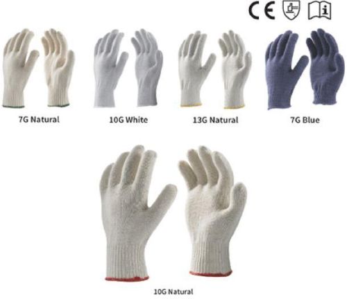 Cotton Knitted Seamless Gloves