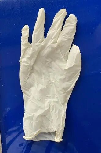 Latex Gloves, Color : White