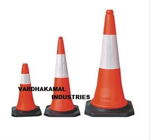 Plastic Reflective Traffic Cone, Color : White, Red, Orange, Etc