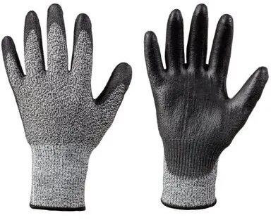 PU Cut Resistance Gloves, Size : Medium