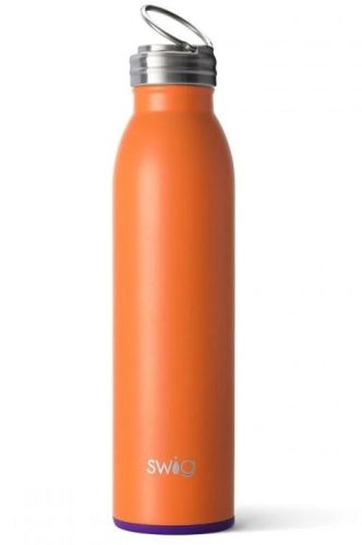 Orange Stainless Steel Water Bottle, Pattern : Printed