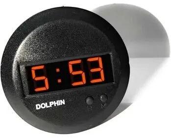 Digital Car Clock, Color : Black