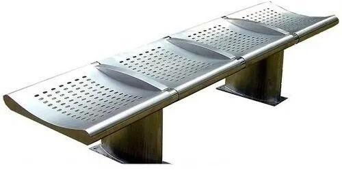Rectangular Stainless Steel Bench, Size : 4.5 X 1 X 2 Feet