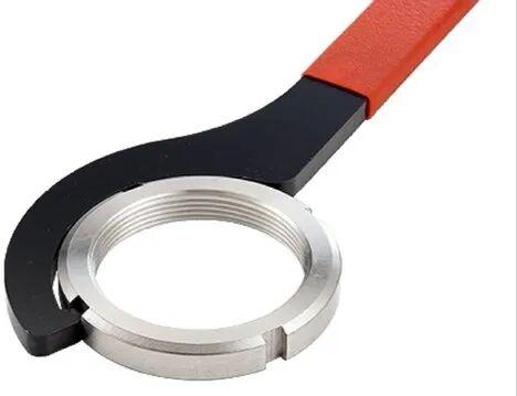 Cast Iron Hook Spanner, Color : Black