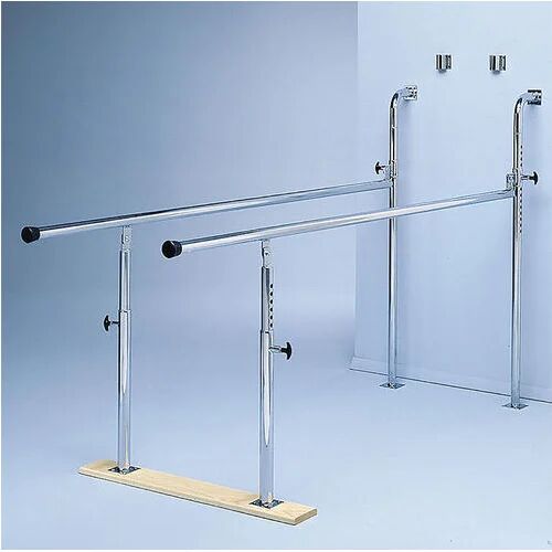 Stainless Steel Folding Parallel Bars, Color : Silver