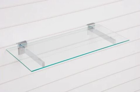 Slatwall Glass Shelf, For Bathroom