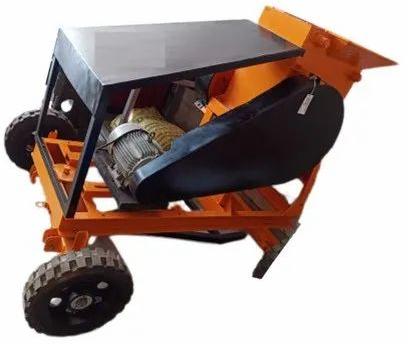 220 V Semi Automatic DC Motor Mild Steel Mini Stone Crusher, Production Capacity : 10 HP