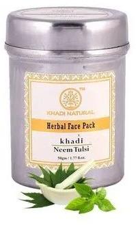 Neem Tulsi Face Pack, Packaging Size : 50g