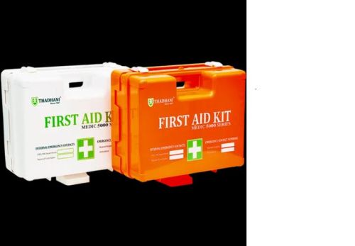 First Aid Box, Packaging Type : Orange & White