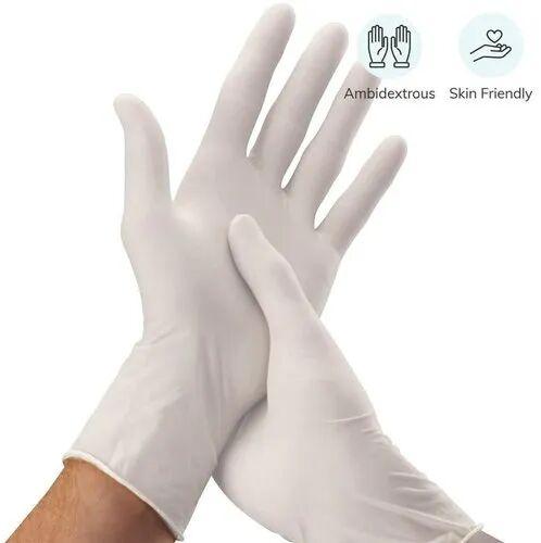 Latex NON STERILE GLOVES, Size : 12 INCH