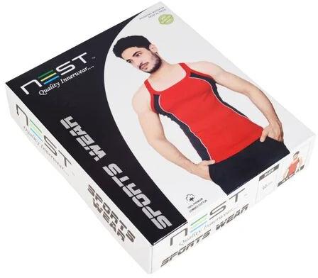 Hosiery Gym Vest, Color : Multiple Colors