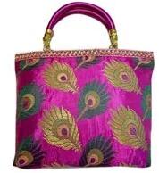 Ladies Handicraft Handbag, Pattern : Printed