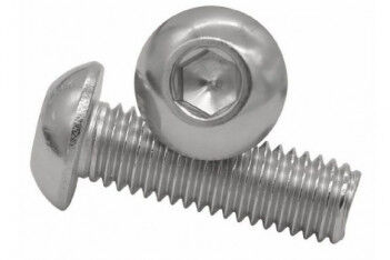 DIN 9427 Stainless Steel Button Head Bolts / Button Head Socket Cap Screw ISO 7380 / BHCS