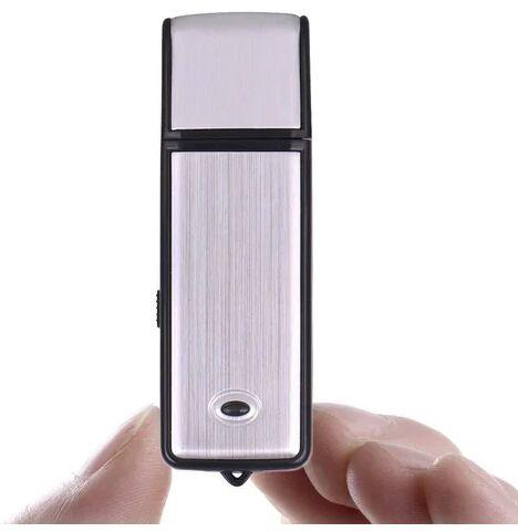 Spy Voice Recorder, Color : Black, Silver