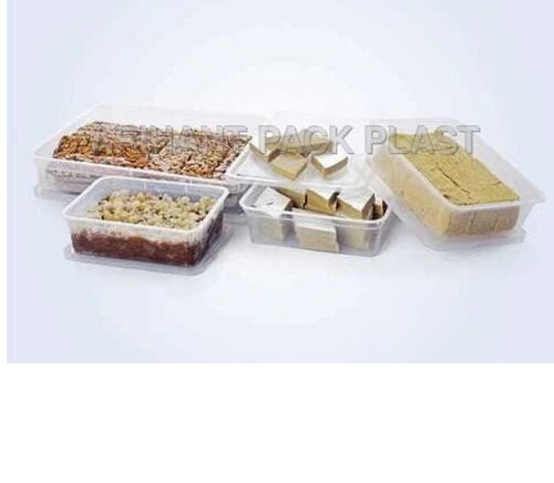 Plastic Sweet Box, Shape : Square