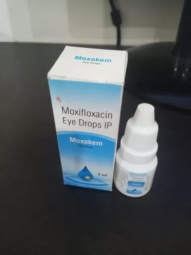 Plastic Rapidchem Healthcare Moxifloxacin Eye Drops, Bottle Size : 5 Ml