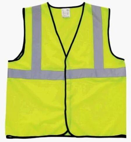 Without Sleeves Nylon Safety Jacket, For Construction, Traffic Control, Size : Small, Medium, Large