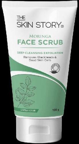 Moringa Face Scrub, For Parlour, Personal, Packaging Type : Plastic Tube