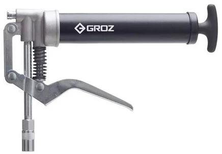 Groz Grease Gun, Color : Black Silver
