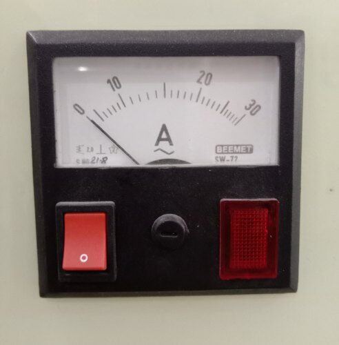 Rectangle Analog Ampere Meter