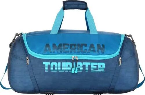 Polyester Gym Duffle Bag, Closure Type : Zipper