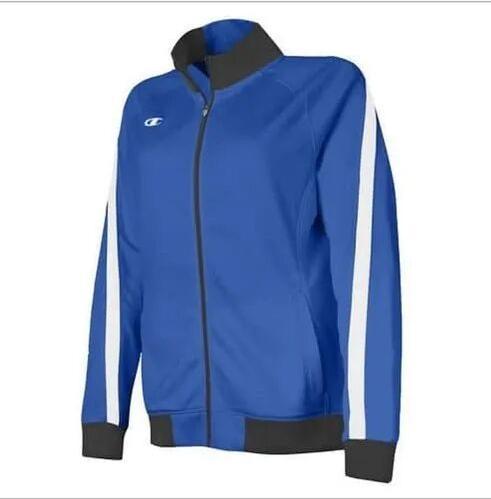 Collar Neck Polyester Fleece Jacket, Size : All Sizes