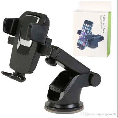 Plastic Desk Mobile Holder, Color : Black