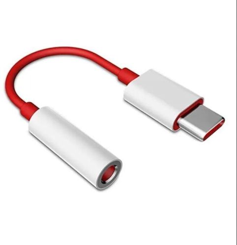 Plastic Headphone Adapter, Color : White