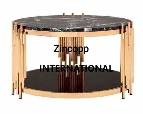 Coated Marble Nesting Coffee Table, For Restaurant, Office, Hotel, Home, Hardness : 100