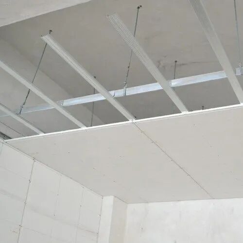 Gypsum False Ceiling, Color : White