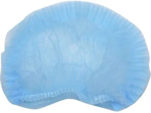 Mohini Plain Non Woven Bouffant Caps, Color : Blue