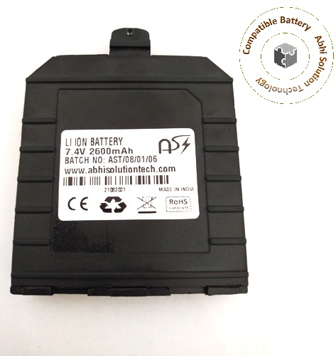 Yellow 7.4V 2600mAh Lithium Ion Battery, For POS Machine