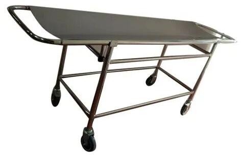 Stainless Steel Patient Stretcher Trolley, Size : 6 Ft Length