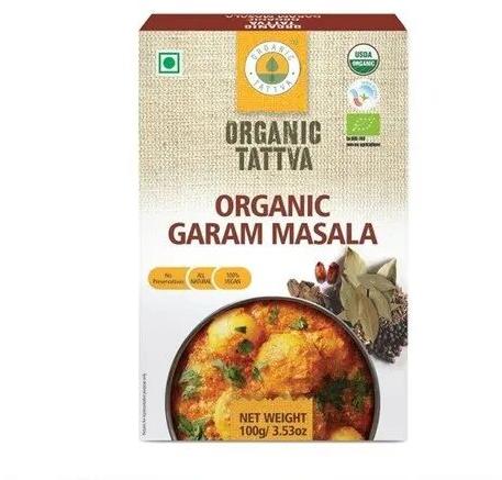 Powder Organic Garam Masala, Packaging Type : Paper Box