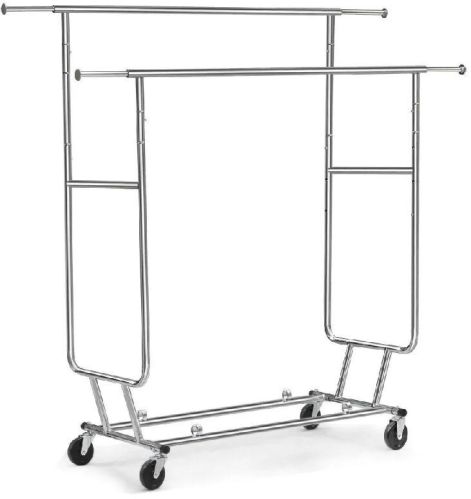 Stainless Steel Garment Display Rack, Size : 44.5*1.2CM