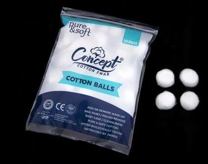 White Disposable Cotton Ball, For Medical Use, Home Use