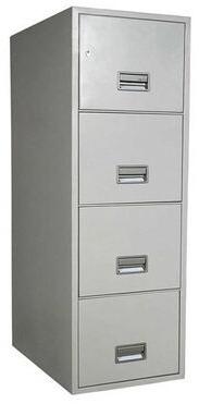 Paint Coated Mild Steel File Storage Cabinet, Color : Grey