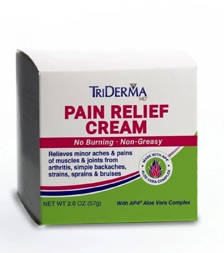 Triderma Pain Relief Cream, Packaging Size : 57 GM