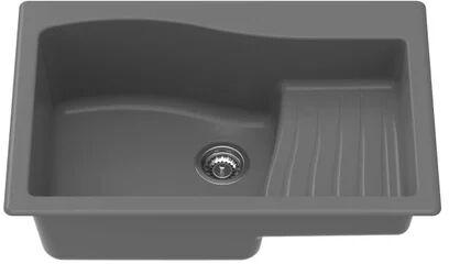 Rectangular Quartz Kitchen Sink, Color : Gray