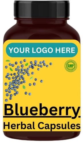 Vanity Vision Blueberry Herbal Capsules, Packaging Type : Plastic Bottle