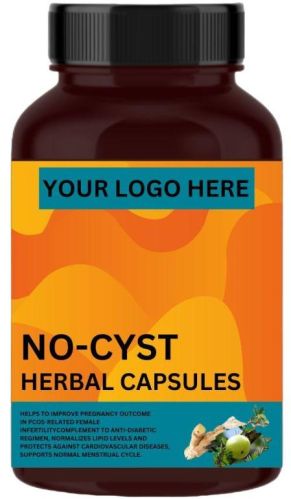 Vanity Vasion No-cyts Herbal Capsules, Packaging Type : Plastic Bottle