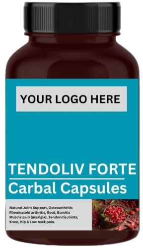 Vanity Vision Tendoliv Forte Herbal Capsules, Packaging Type : Plastic Bottle