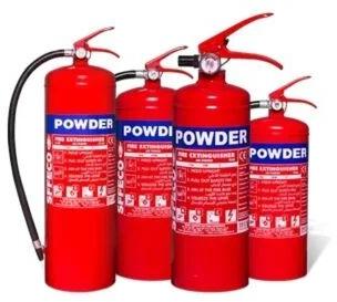 Round Mild Steel ABC Fire Extinguisher, For Office, Industry, Mall, Mounting Type : Trolley Mounted