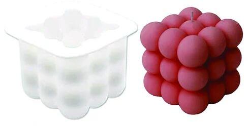 Silicon Candle Making Moulds, Color : White