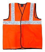 Polyester  Reflective Safety Jacket, Color : Green Orange